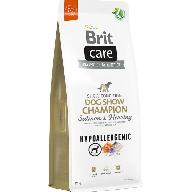 Brit Care Hypoallergenic Dog Show Champion laks & sild