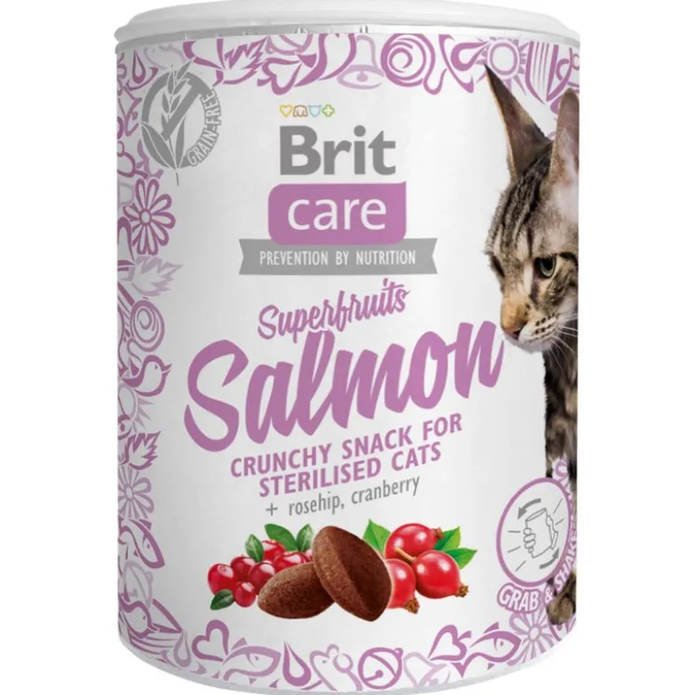 Brit Care Kattesnacks Superfruits & Laks
