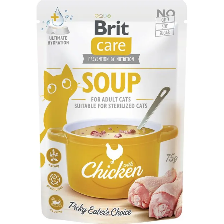 Brit Care suppe til katte 15 x 75 g