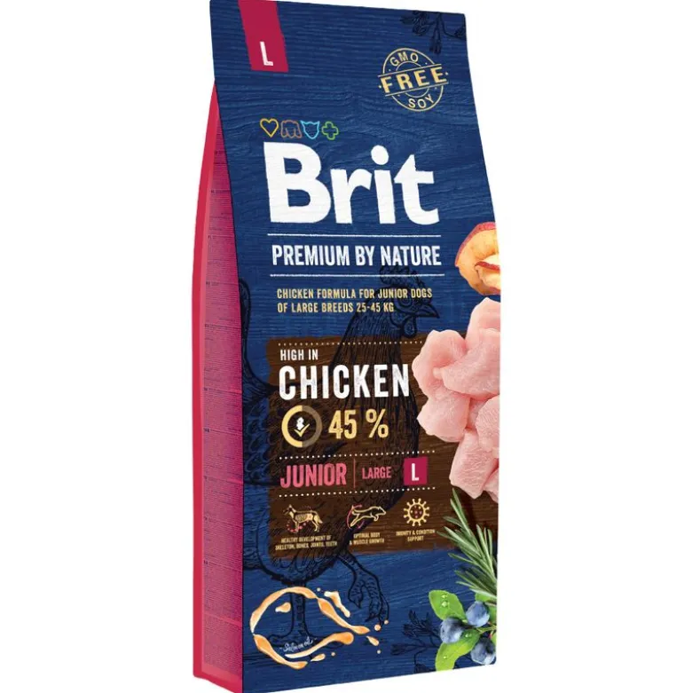 Brit Premium by Nature Junior Large Breed med kylling