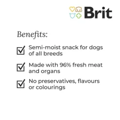 Brit Raw Treat Skin & Coat Freeze-dried Treat and Topper