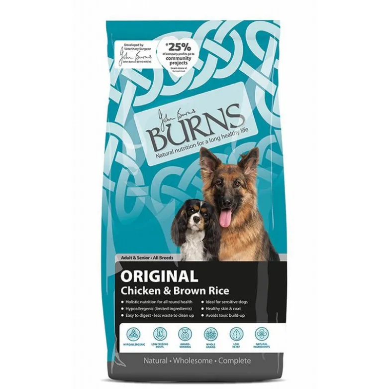 Burns Adult & Senior Original kylling & brune ris