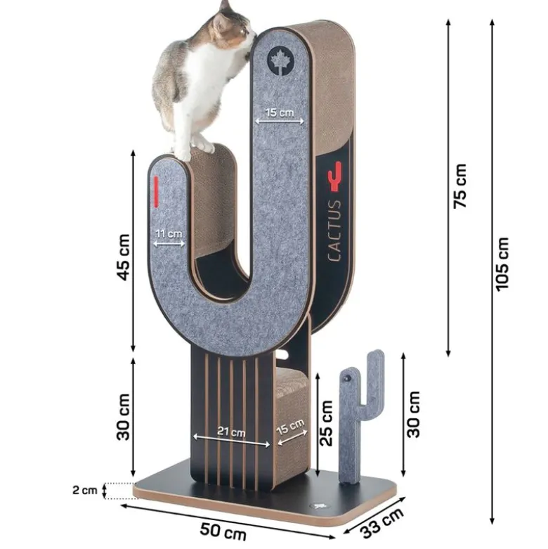 Canadian Cat Company Design kradsemøbel kaktus