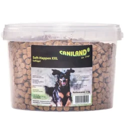 Caniland Soft Fjerkræ-træningssnack XXL i bøtte