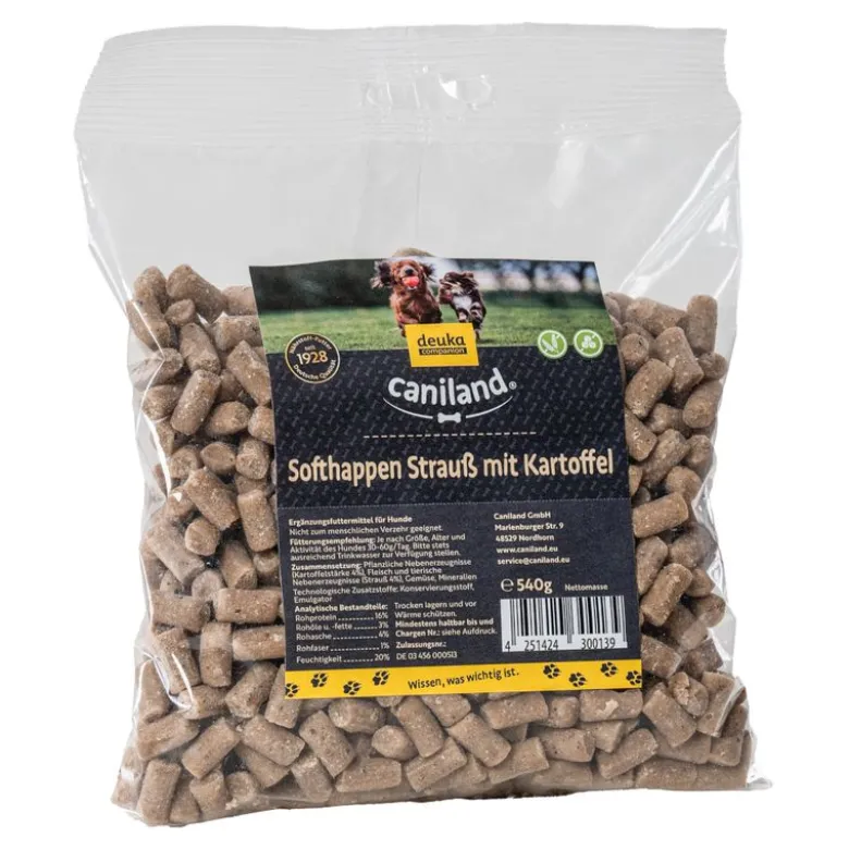 Caniland Soft Strudsebidder, kornfri