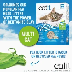 Catit Go Natural! Ærte + bentonit vanilje