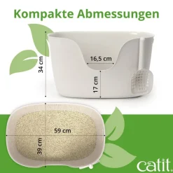 Catit Loo kattetoilet med strøskovl