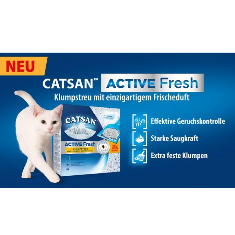Catsan Active Fresh klumpende kattegrus