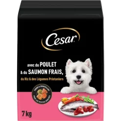 Cesar Adult med kylling, laks og grøntsager