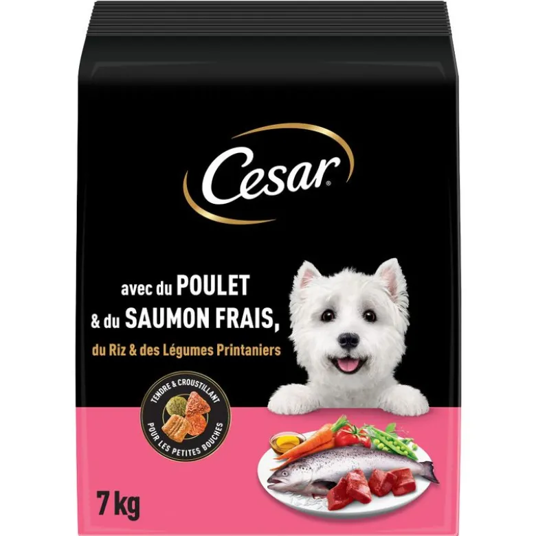 Cesar Adult med kylling, laks og grøntsager