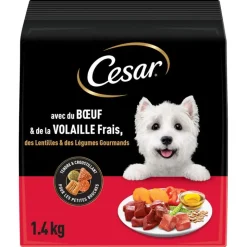 Cesar Adult med oksekød, fjerkræ og grøntsager