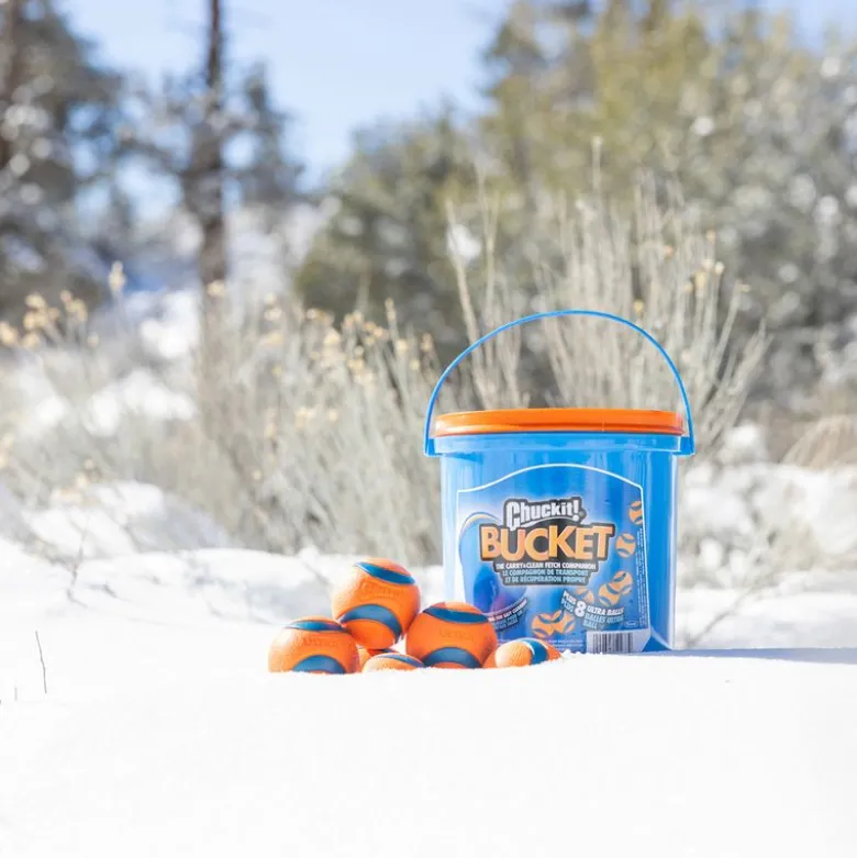 CHUCKIT! Spand med 8 Ultra-bolde