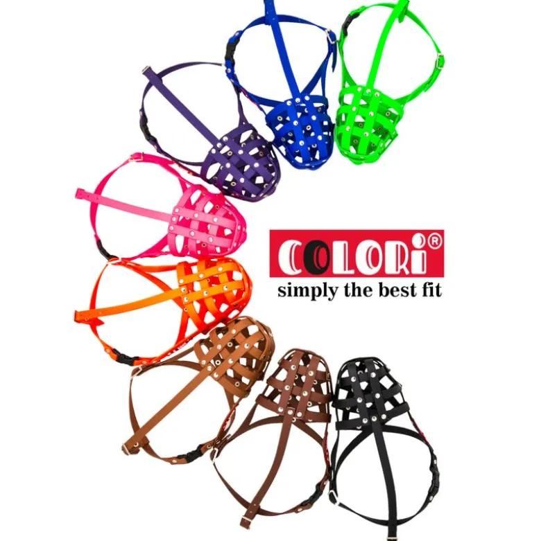 COLORI® Schæferhund mundkurv L, sort
