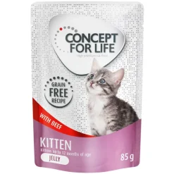 Concept for Life Kitten Okse i gelé - Kornfri