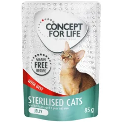 Concept for Life Sterilised Cats Okse i gelé - Kornfri