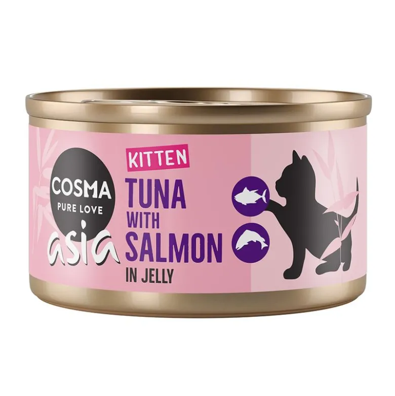 Cosma Asia Kitten i gelé 6 x 85 g
