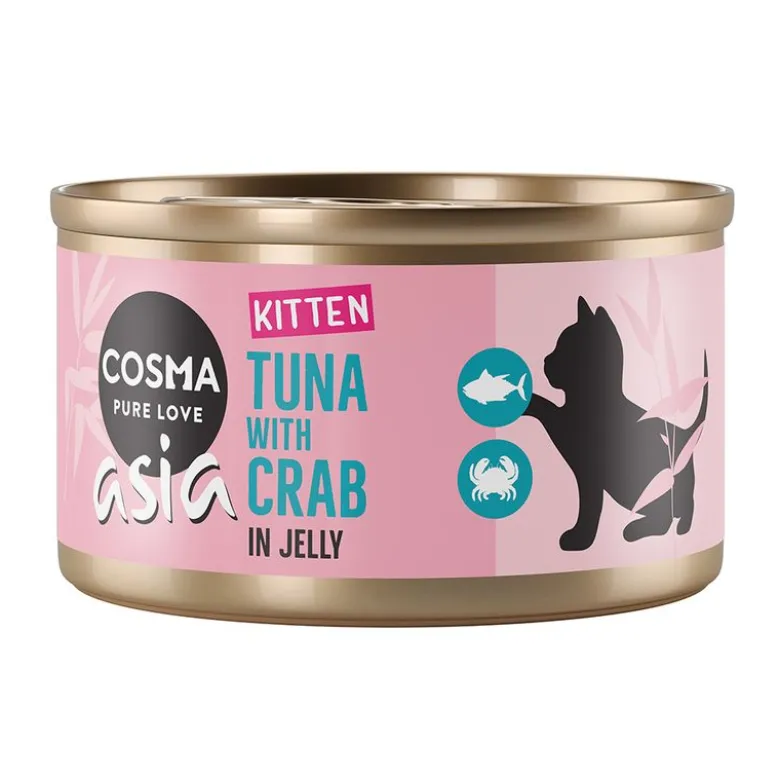 Cosma Asia Kitten i gelé 6 x 85 g