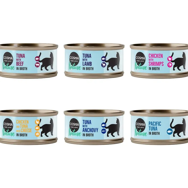 Cosma Nature 6 x 70 g kattemad i dåse