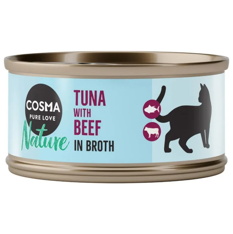 Cosma Nature 6 x 70 g kattemad i dåse