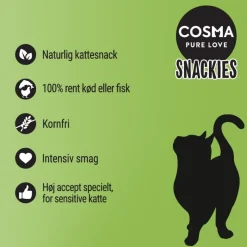 Cosma Snackies Maxi Tube - frysetørrede kattesnacks