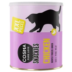 Cosma Snackies XXL Frysetørrede Kattesnacks i Maxi Tube