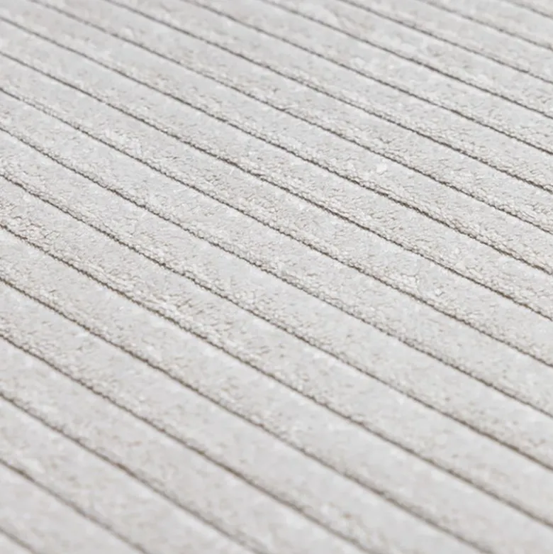 Designed by Lotte liggepude Ribbed, lysegrå