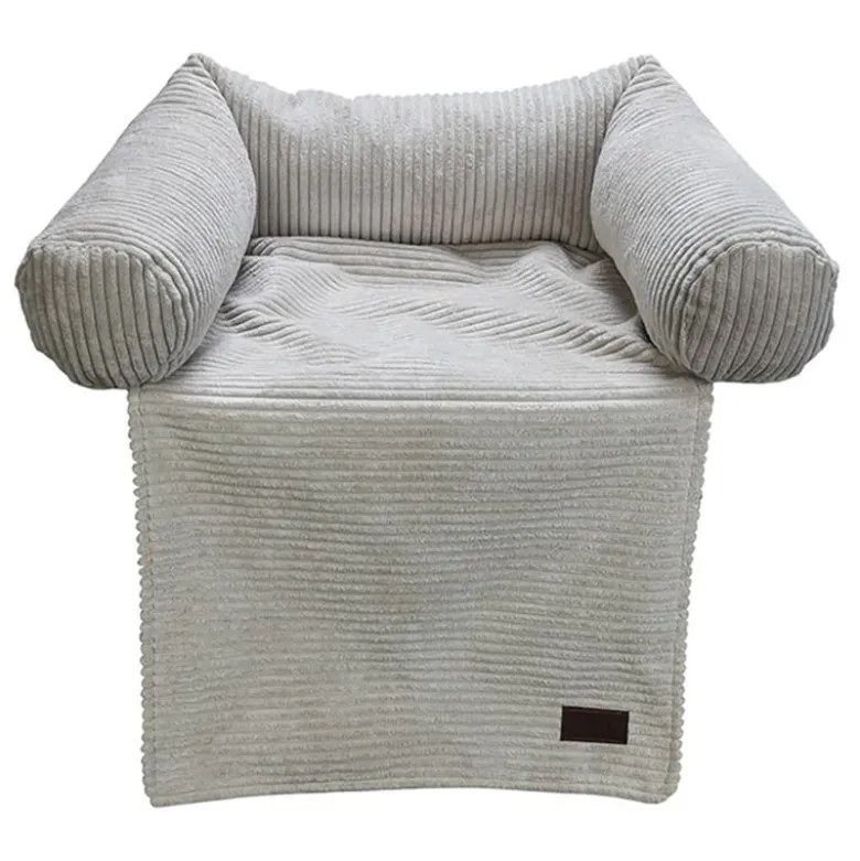 Designed by Lotte sofapude Ribbed, lysegrå