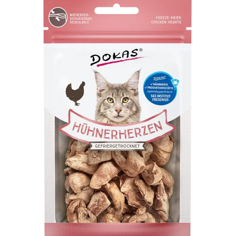 Dokas frysetørrede kyllingehjerter
