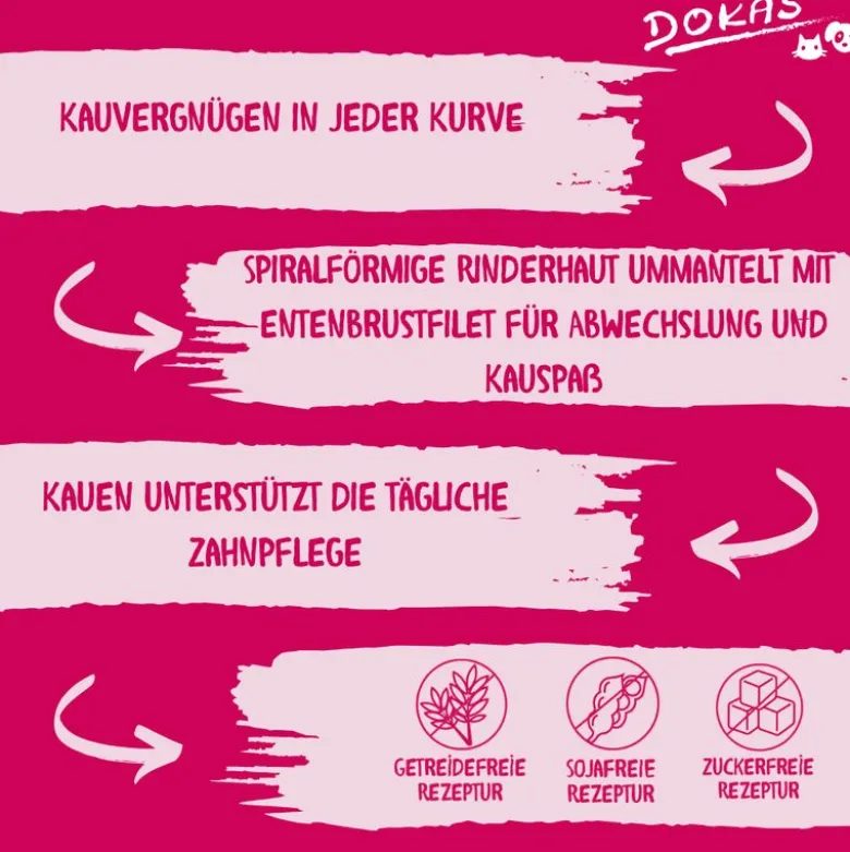Dokas Tyggespiral Andebryst