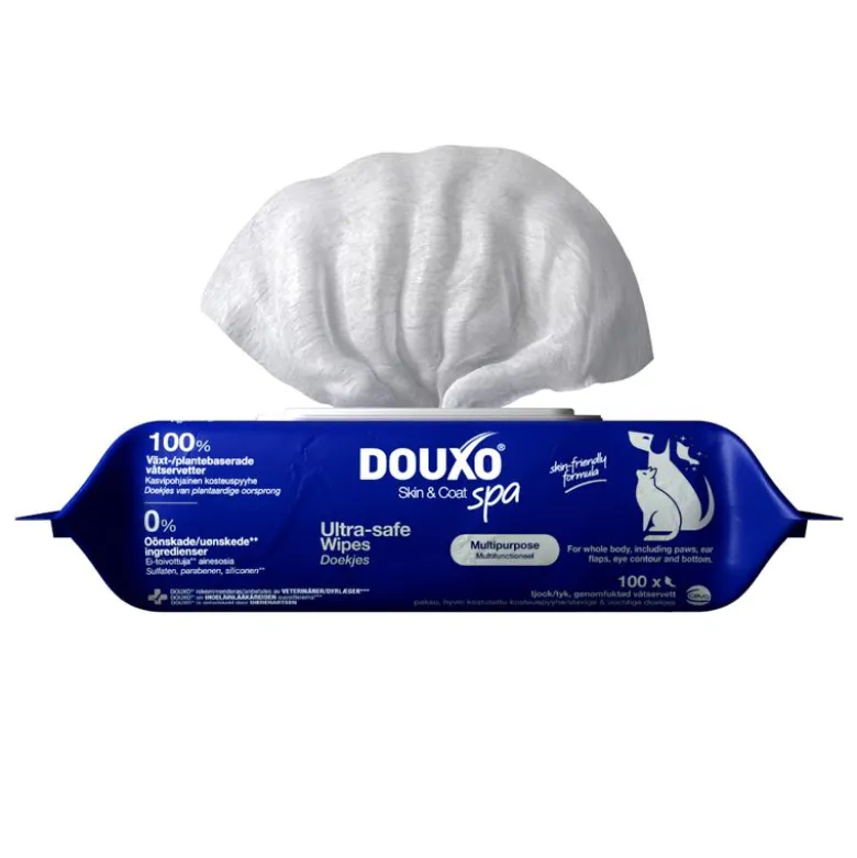 DOUXO Spa Skin & Coat Ultra-Safe Care Wipes