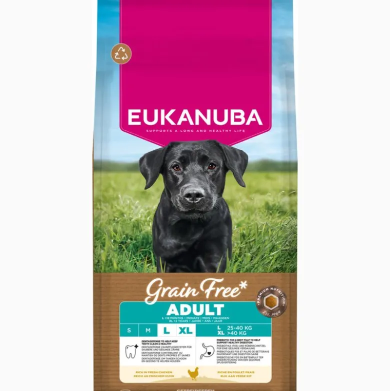 Eukanuba Grain Free Adult Large med kylling