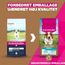 Eukanuba Grain Free Adult Small & Medium med havfisk