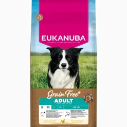 Eukanuba Grain Free Adult Small & Medium med kylling