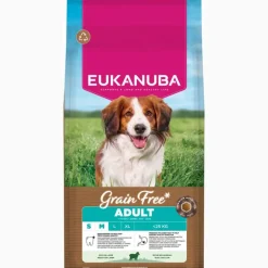 Eukanuba Grain Free Adult Small & Medium Lam