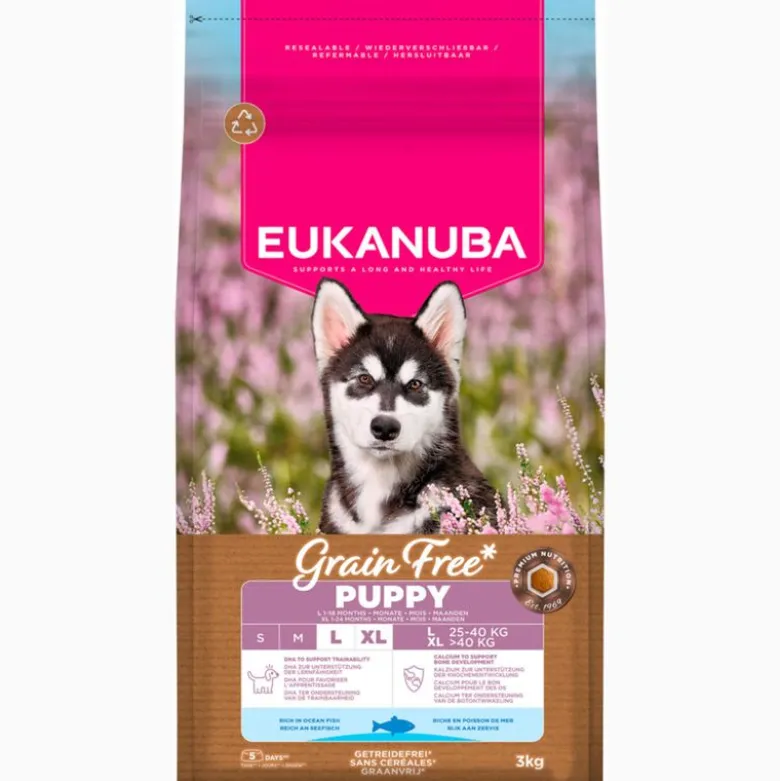 Eukanuba Grain Free Puppy Large & Giant Breed Havfisk