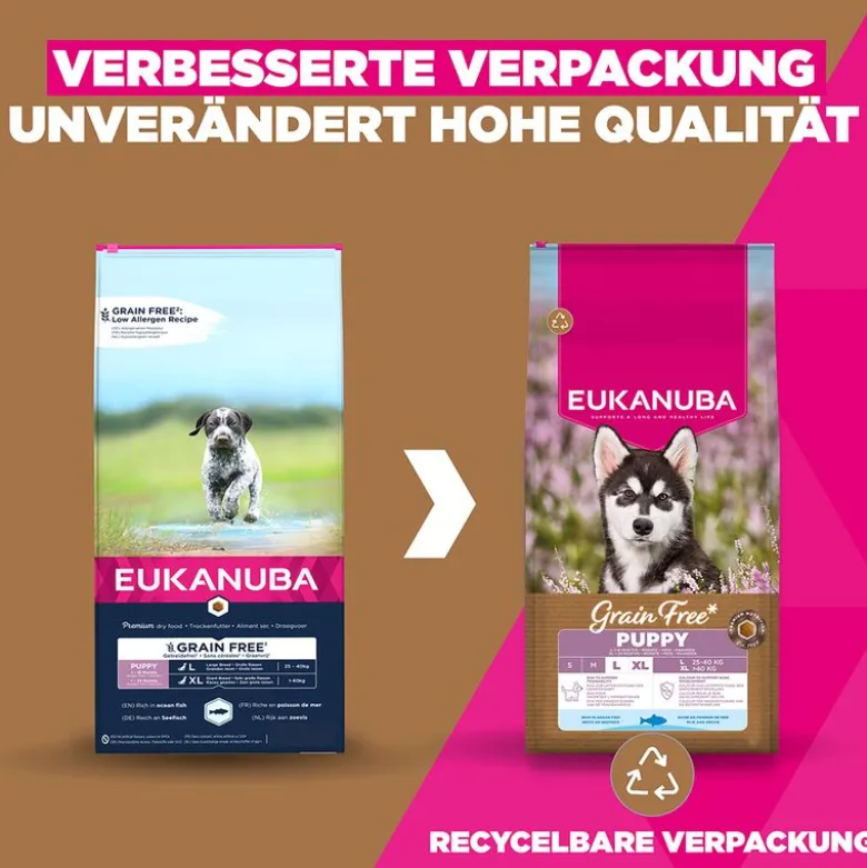 Eukanuba Grain Free Puppy Large & Giant Breed Havfisk