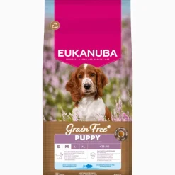 Eukanuba Grain Free Puppy Small & Medium Breed Havfisk