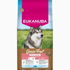 Eukanuba Grain Free Senior Large & Giant med havfisk