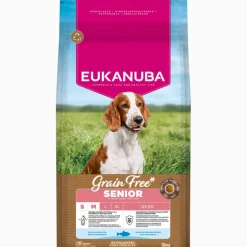 Eukanuba Grain Free Senior Small & Medium med havfisk