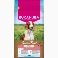Eukanuba Grain Free Senior Small & Medium med havfisk