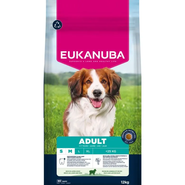 Eukanuba Premium Nutrition Adult Small & Medium Breed Lam & Ris