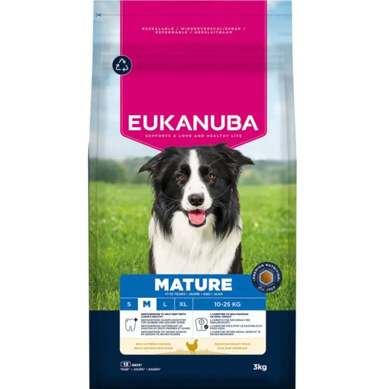 Eukanuba Premium Nutrition Mature Medium Breed Kylling