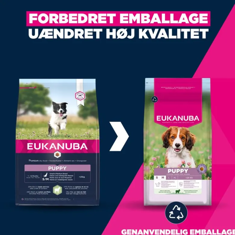 Eukanuba Premium Nutrition Puppy Small & Medium Breed Lamb & Rice