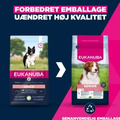 Eukanuba Premium Nutrition Senior Small & Medium Breed Lam & Ris