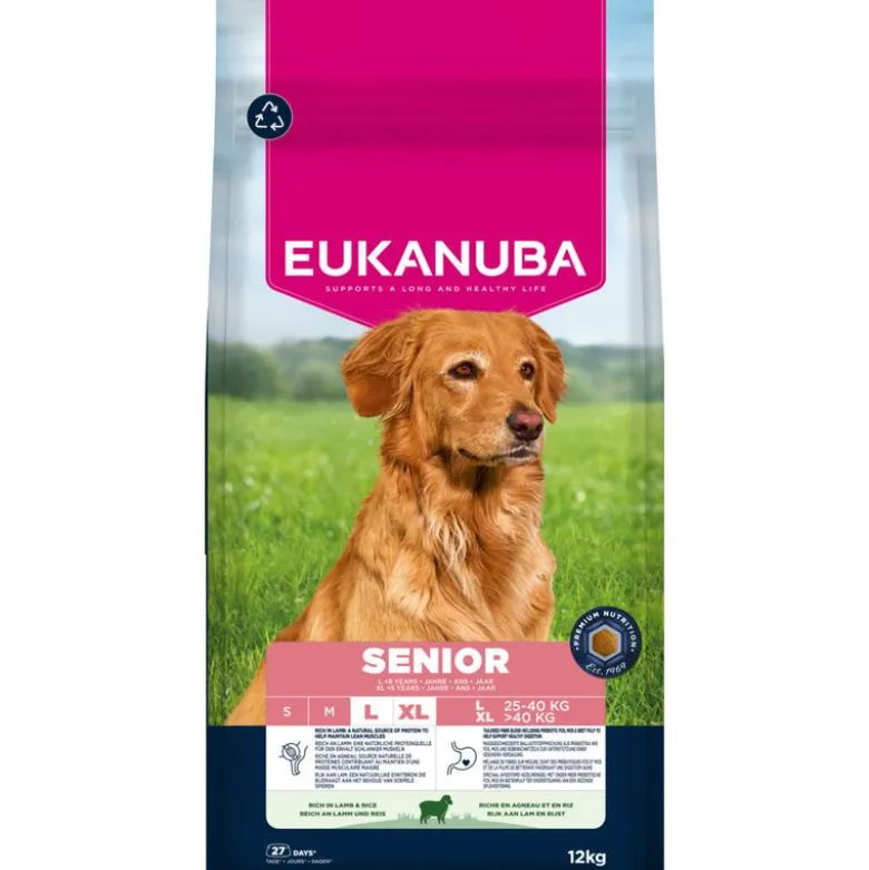 Eukanuba Premium Nutrition Senior Large & Giant Breed Lam & Ris