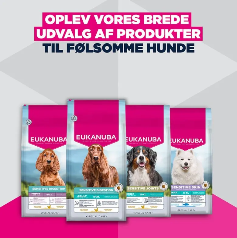 Eukanuba Special Care Sensitive Digestion Puppy med kylling og kalkun