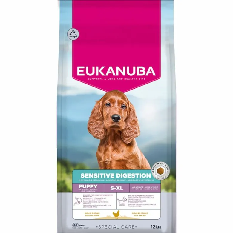 Eukanuba Special Care Sensitive Digestion Puppy med kylling og kalkun