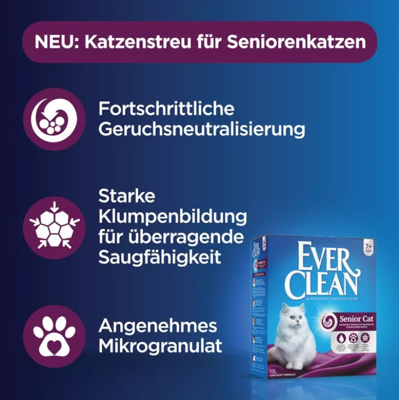 Ever Clean Senior klumpende kattegrus