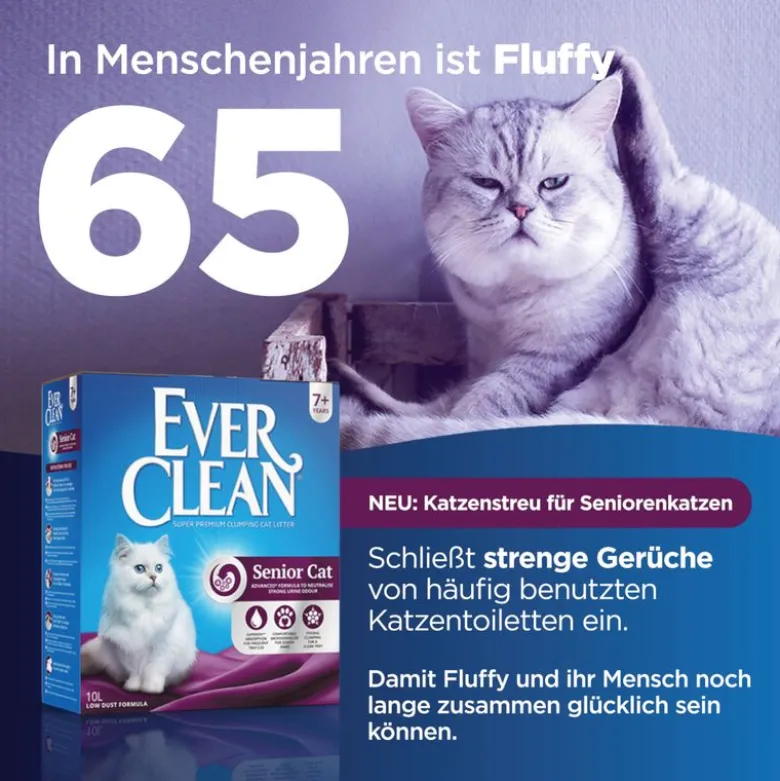 Ever Clean Senior klumpende kattegrus