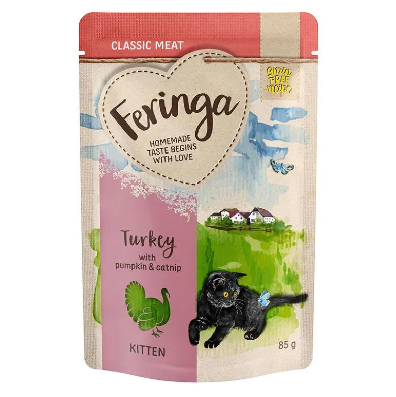Feringa Classic Meat Menu Kitten Portionspose 12 x 85 g